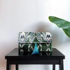 Ikat Clutch Bag Ligure