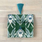 Ikat Clutch Bag Ligure