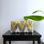 Ikat Clutch Bag Vulcano Piano