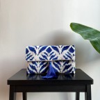 Ikat Clutch Bag Carrara